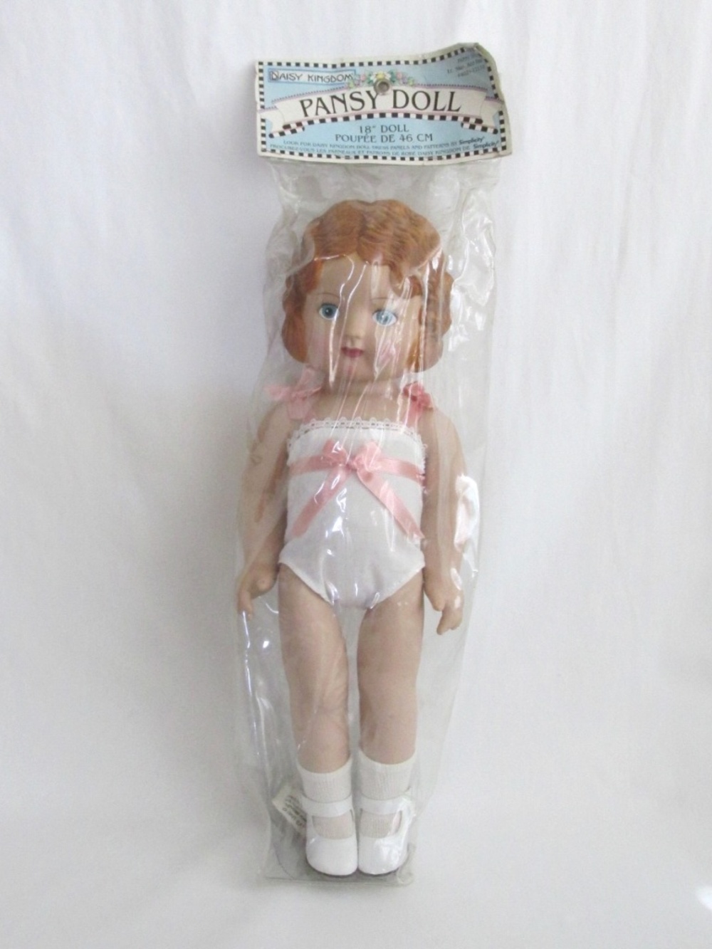 Daisy Kingdom 18” Pansy Doll New Vintage 1998 Red Hair Blue Eyes #4034-12110